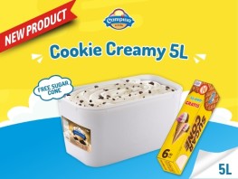 Campina 5 Liter Cookie Creamy - Es krim 