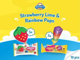 Strawberry Lime & Rainbow Pops 