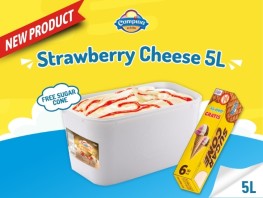 Campina - Strawberry Cheese 5L